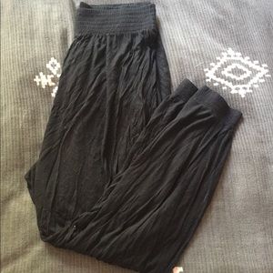 H&M Jersey Knit Black Harem Pants